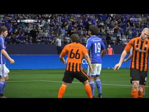 FIFA 16 - UEFA Europa League - FC Schalke 04 vs FC Shakhtar Donetsk Gameplay (XboxONE HD)