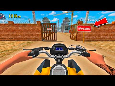 I went into the forbidden area on Moto Wheelie 3D 😱