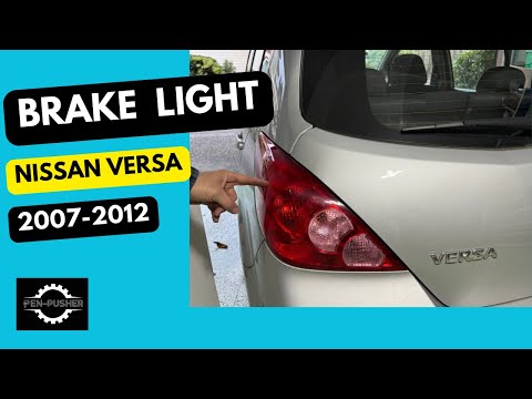 2007-2012 Nissan Versa Brake Light Bulb Replacement