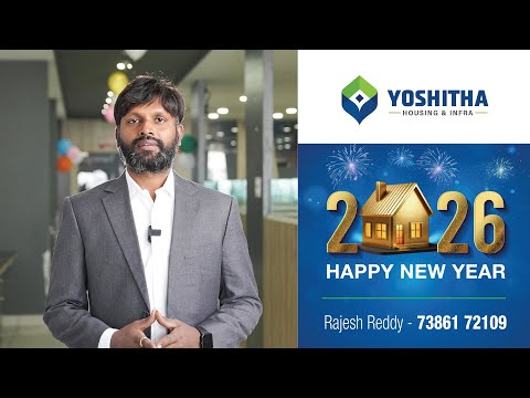 🎊 Welcome 2026 | New Year Wishes from Yoshitha Infra ✨