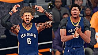 NBA 2K16 MyCAREER - The "Fro Bros" Cam And AD Both Drop 30+ In A Crazy Overtime Game !