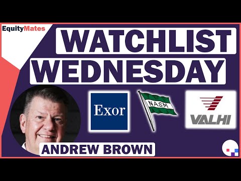 Watchlist Wednesday - Exor (BIT: EXO), HAL Trust (AMS: HAL) & Valhi (NYSE: VHI) │ w/ Andrew Brown