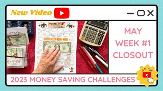 Cash Stuffing Money Saving Challenges for Week #1 of May - TracEy Monster Savings on Etsy