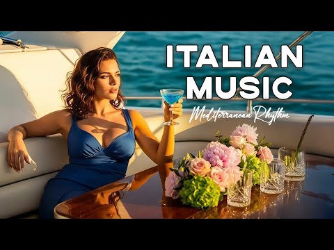 Italian Vibes & Mediterranean Music 🍋 2 Hours Scenic Amalfi Coast & Lake Como Relaxation 4K