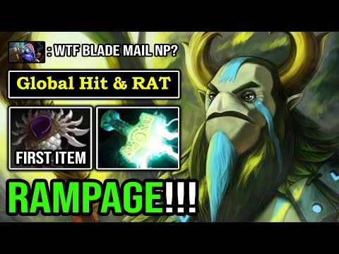 Nowhere is Safe Mass Ganking | Nature's Prophet First Item Blade Mail Rampage Global Hit & RAT DotA2