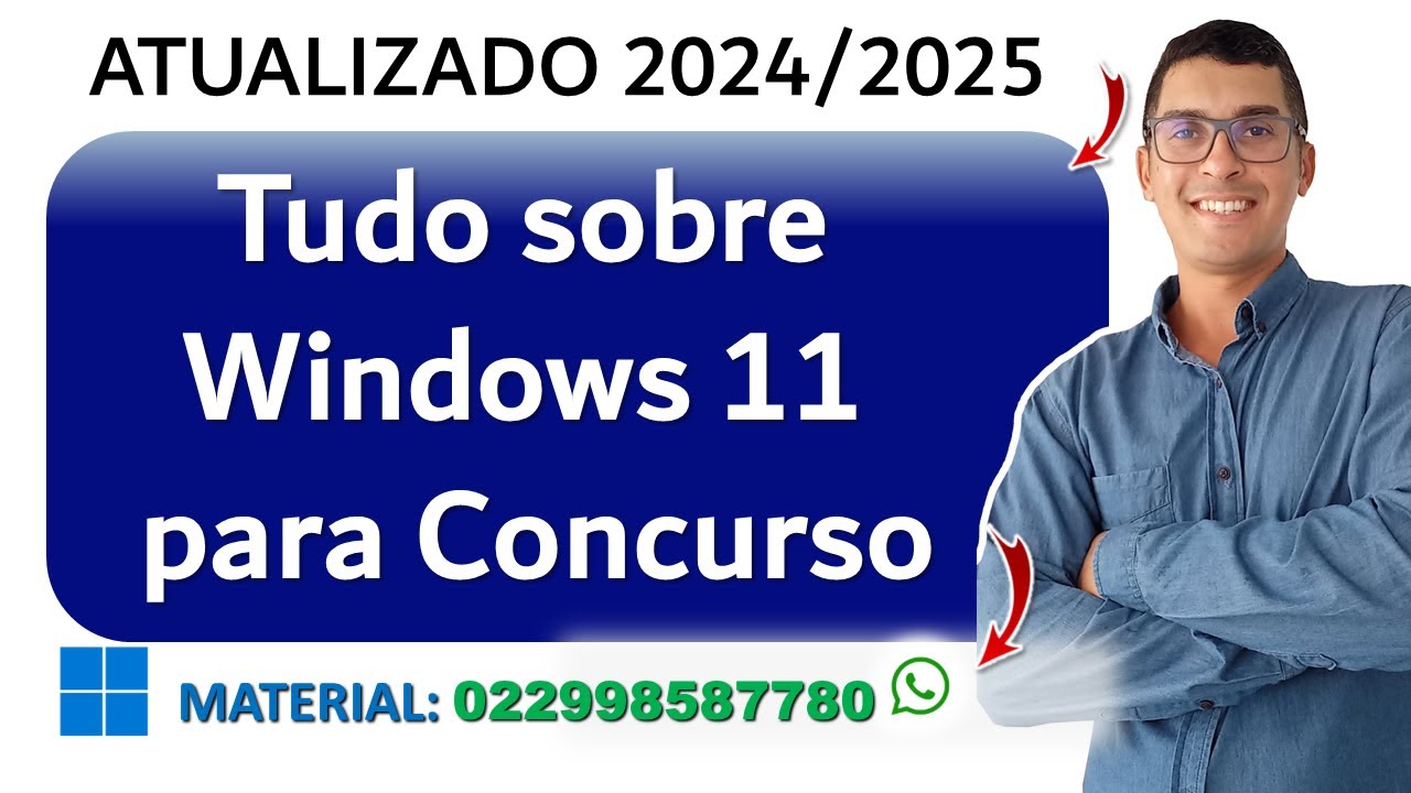 Tudo sobre Windows 11 para Concurso | Romilton Júnior | Informática para Concursos 2025