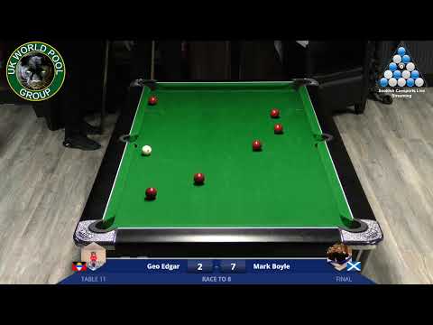 West of Scotland Tour Event 1 Final - Geo Edgar v Mark Boyle