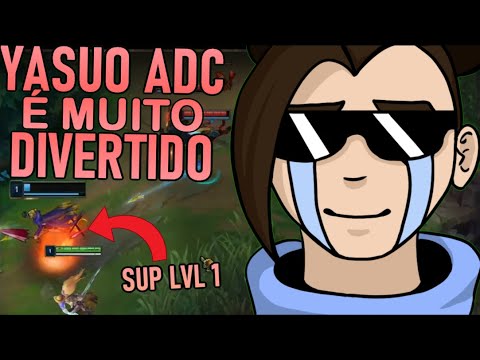 ESSE JOGO RESUME COMO É JOGAR DE YASUO ADC - e talvez como todo adc se sente independente do campeão