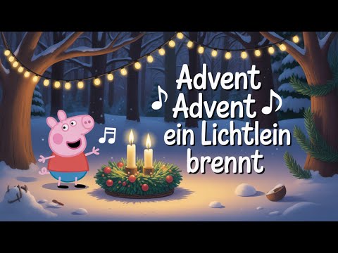 Advent, Advent, a little light is burning 🕯️✨ Beautiful Advent song for children | Good morning song