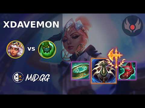 MID.GG: [ xDavemon ] Qiyana JUNGLE vs Zac | NA GRANDMASTER | LOL Season 2026