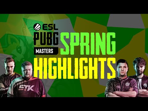 PUBG ESPORTS: BEST MOMENTS OF "ESL MASTERS SPRING" | EXTREME SKILL | FUNNY SITUATIONS