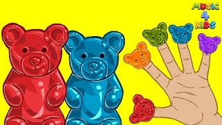 🌟 GOLD BEARS HARIBO 🔊 Finger Family | Nursery Rhymes | Cartoons for childrens