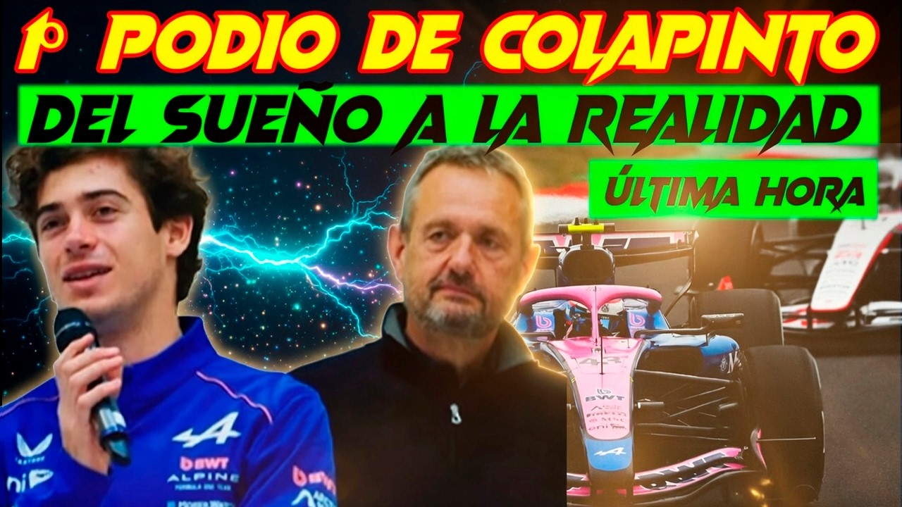 EL 1º PODIO DE COLAPINTO EN F1 YA NO ES UN SUEÑO CON EL A526, NUEVAS SEÑALES AVISAN DE SU POTENCIAL