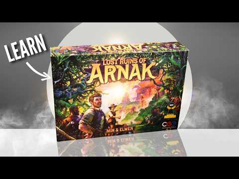 Lost Ruins of Arnak  | Solo Playthrough & Tutorial (Learn to Play)