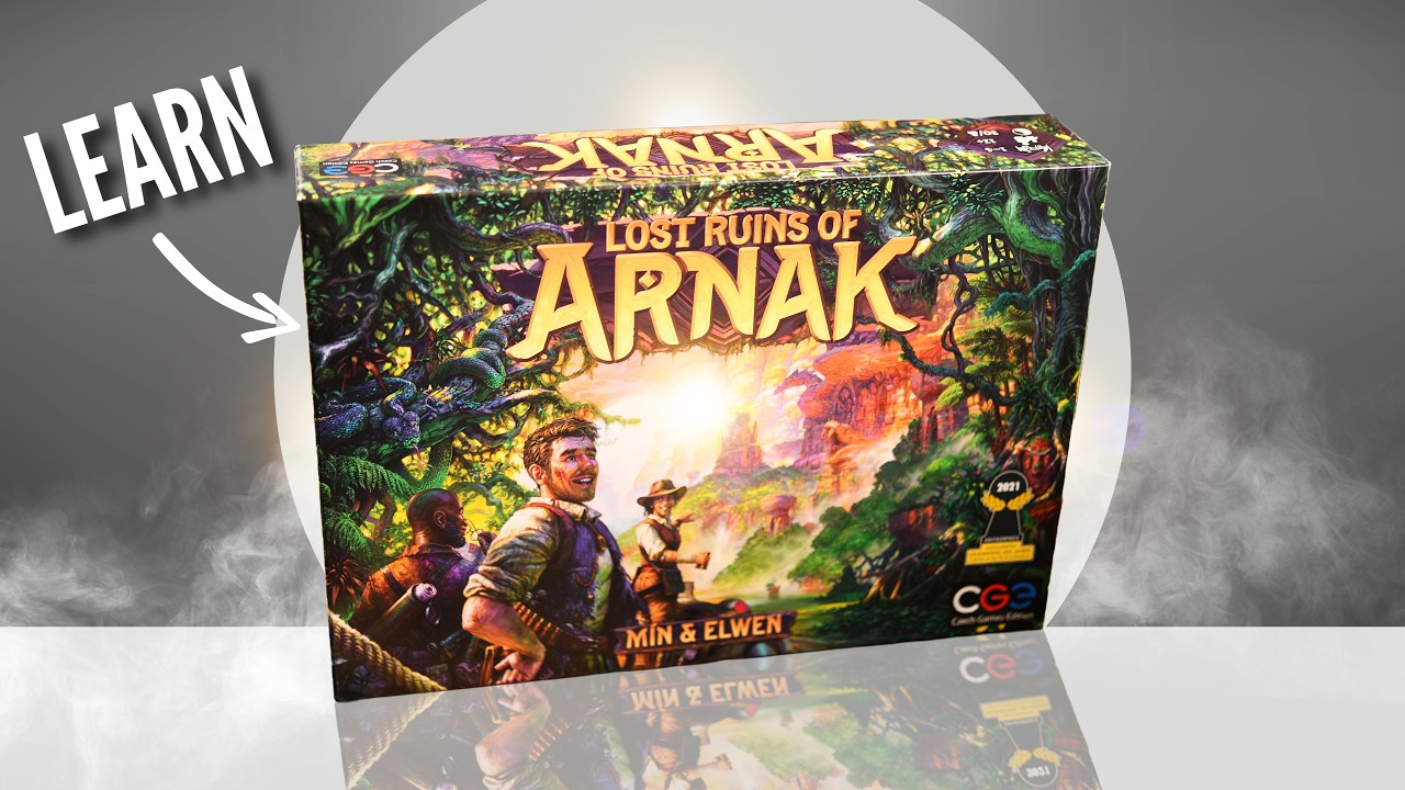 Lost Ruins of Arnak | Solo Playthrough & Tutorial (Learn to Play)