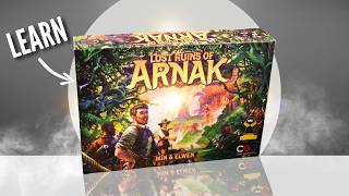 Lost Ruins of Arnak  | Solo Playthrough & Tutorial (Learn to Play)