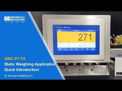  Static Weighing Controller GMC-P7F8 for Weighing Easy and Efficient