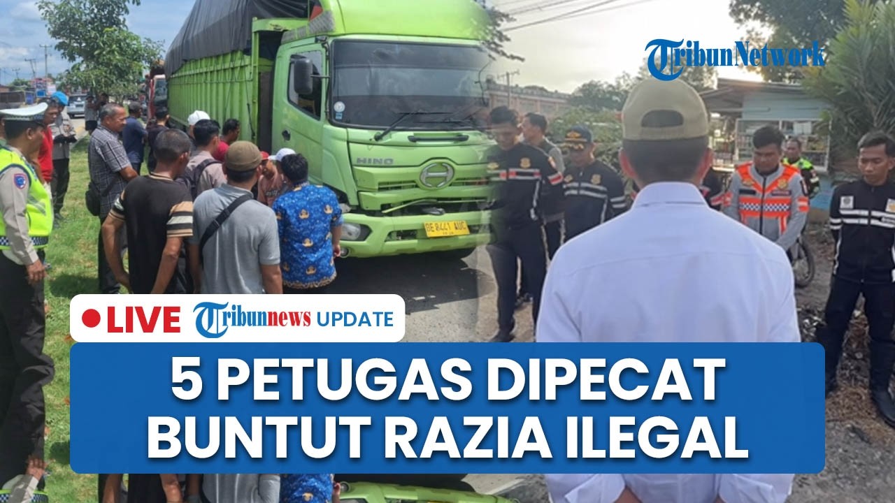 LIVE: 5 Pegawai Dishub Palembang Dipecat Buntut Razia Ilegal yang Picu Kecelakaan Beruntun