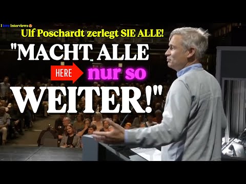 "I'd love to destroy this!"💥Reckoning! Ulf Poschardt destroys the left-wing woke cultural scene!😲