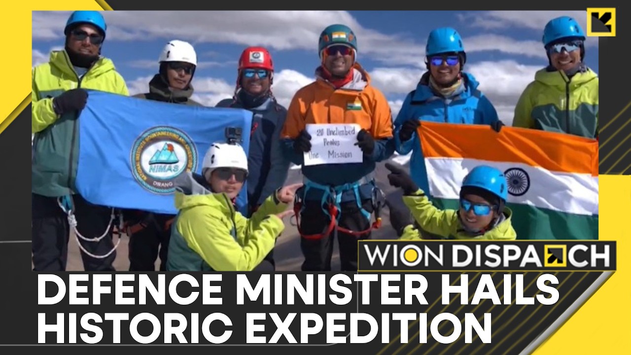 Defence Minister Rajnath Singh Flags-in Mountaineering 20-Member Expedition | WION Dispatch