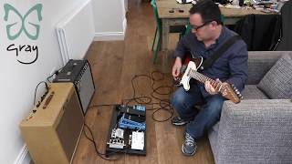 Video thumbnail for Gray Guitars presents - Lee Harris (Nick Mason's Saucerful of Secrets) picks up his Admiral by Gray Guitars