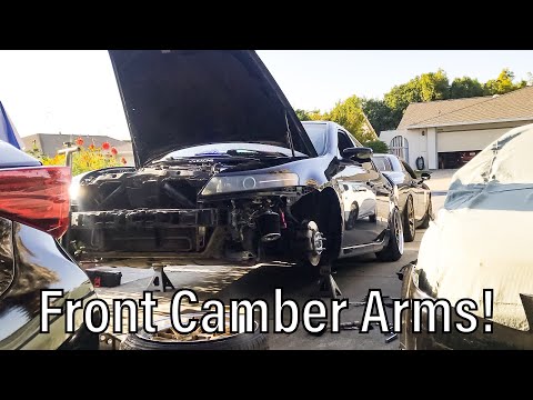 The Acura TL FINALLY GETS FRONT CAMBER ARMS!!!
