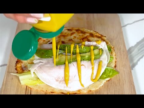 Cottage Cheese Flatbread Wrap!