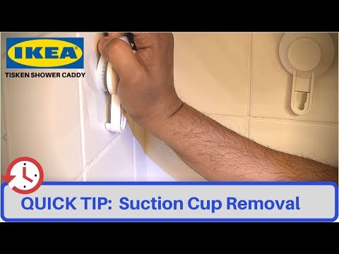 𝗤𝗨𝗜𝗖𝗞 𝗧𝗜𝗣: 𝗥𝗲𝗺𝗼𝘃𝗲 𝗜𝗞𝗘𝗔 𝗧𝗶𝘀𝗸𝗲𝗻 𝗦𝘂𝗰𝘁𝗶𝗼𝗻 𝗖𝘂𝗽𝘀 for Corner Shower Caddy