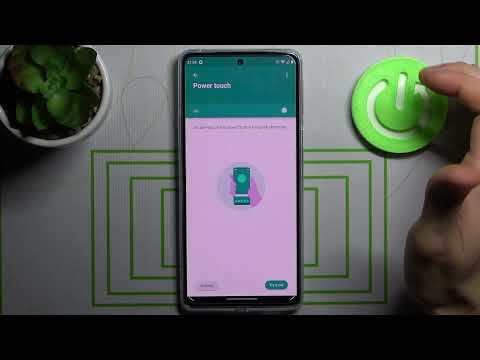How to Customize Power Touch in MOTOROLA Edge 20 – Power Touch Options