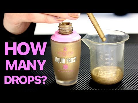 How many drops in the Jeffree Star Liquid Frost? | THE MAKEUP BREAKUP