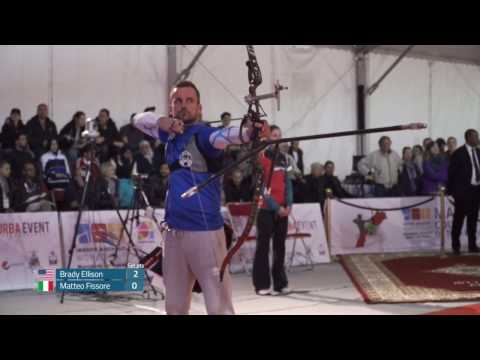 Indoor Archery World Cup Stage 1   Ellison Brady v Matteo Fissore - Marrakesh 2016