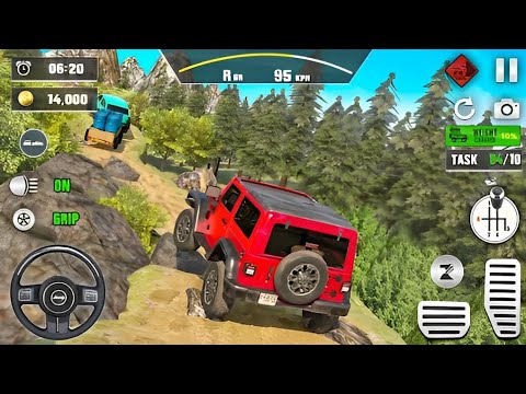 OFfroad Mudfest 4x4 Jeep Drive Challenge- Mountain Spintimes SUV Driving -Android GamePlay #3