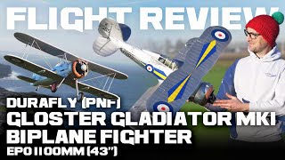 Durafly (PNF) Gloster Gladiator Mk1 Biplane Fighter EPO 1100mm (43