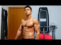 young bodybuilder showing his pumped muscle | flexing | muscle worship