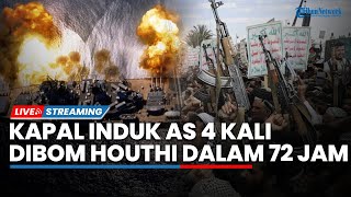 Houthi 4 Kali Serang Kapal Induk AS di Laut Merah hingga Pejabat Hamas Tewas Dibombardir Israel