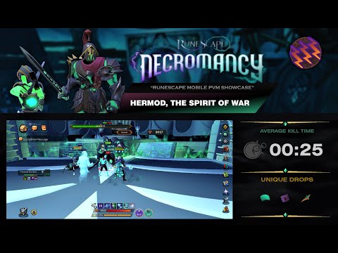 Hermod, the Spirit of War (Advanced Rotation) (Necromancy) | RuneScape Mobile
