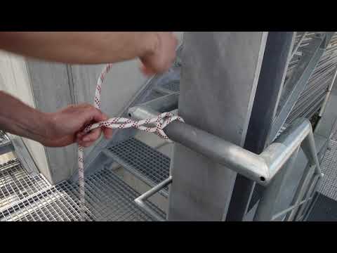 Knoten und Stiche, der Mastwurf