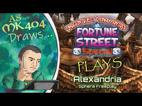 Dragon Quest & Final Fantasy in Fortune Street Special Plays as MK404 Draws | Alexandria