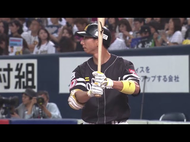 【6回表】スタンド上段に飛び込んだ!! ホークス・福田のソロホームラン!! 2019/9/29 B-H