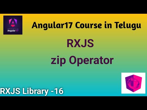 RxJS Zip Operator |  RxJS Join Creation Operator - Zip