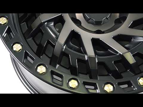 Black Rhino Truck Wheels - Shredder in Matte Black w/ Machined Dark Tint