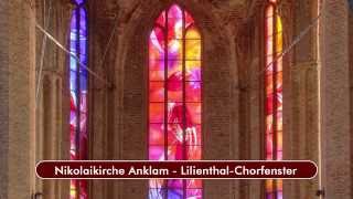 preview picture of video 'NIKOLAIKIRCHE ANKLAM | Die neuen Lilienthal-Chorfenster'