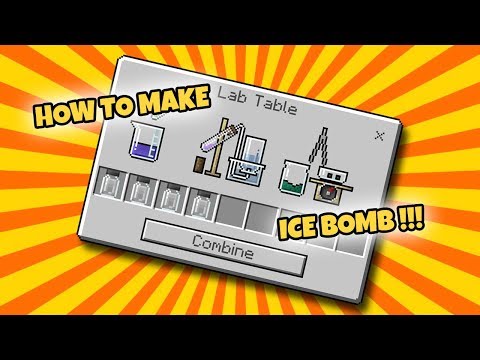 MINECRAFT: HOW TO MAKE ICE BOMB | ALSA HONGGO