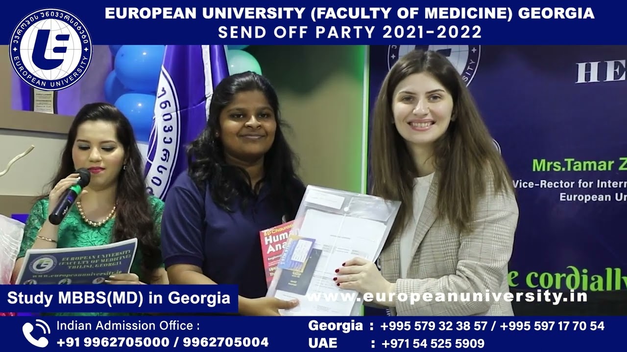 Study Visa Provided Student Best Medical University in Europe European University Tbilisi