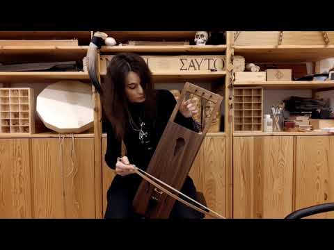 Tagelharpa Bastarda (Walnut Crow) - - - (between Tagelharpa and Tagelharpa Cello)
