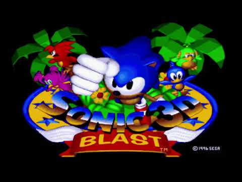 Sonic 3D Blast intro Megadrive/Genesis upscaled