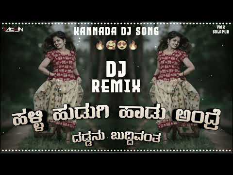 Halli Hudugi Haadu Andre Kannada Dj Song Kannada Dj Remix Song |#kannadadjsong