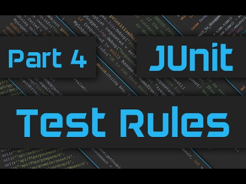 JUnit Tutorial with IntelliJ How to Create Global Test Rules Master JUnit Framework Part 4