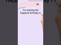 Heart Touching Birthday Wishes For Someone Special ️ Gf Bf Husband Wife Shorts Happybday