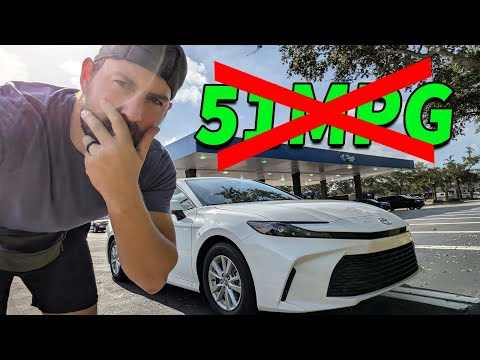 Thumbnail for 2025 Toyota Camry LE is rated 51 MPG... My real-world results are SHOCKING by Toyota Camry Hybrid